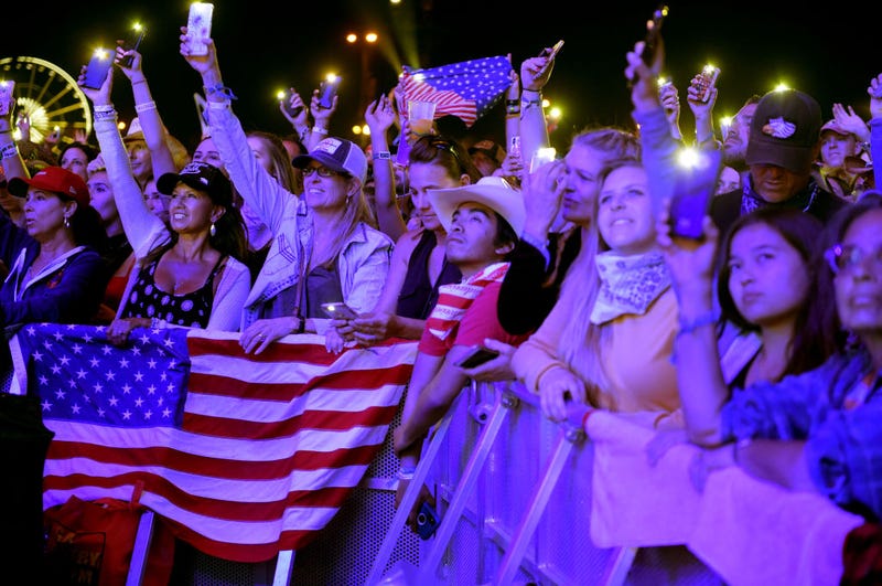 Festivalgoers during 2018 Stagecoach California's Country Music Festival at the Empire Polo Field on April 29, 2018 in Indio, California.