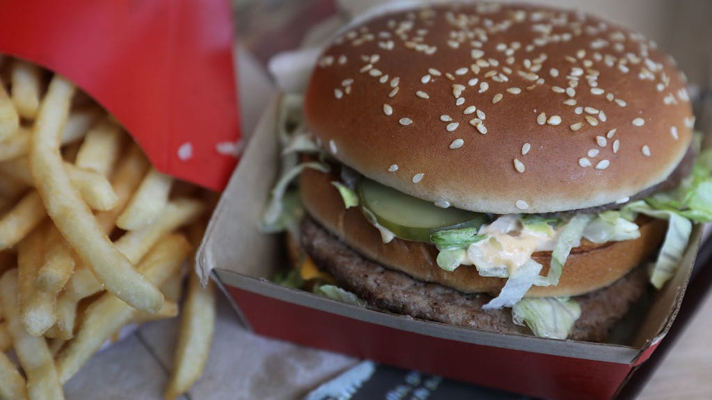 Man sets world record eating McDonald's Big Macs every day for 50 years