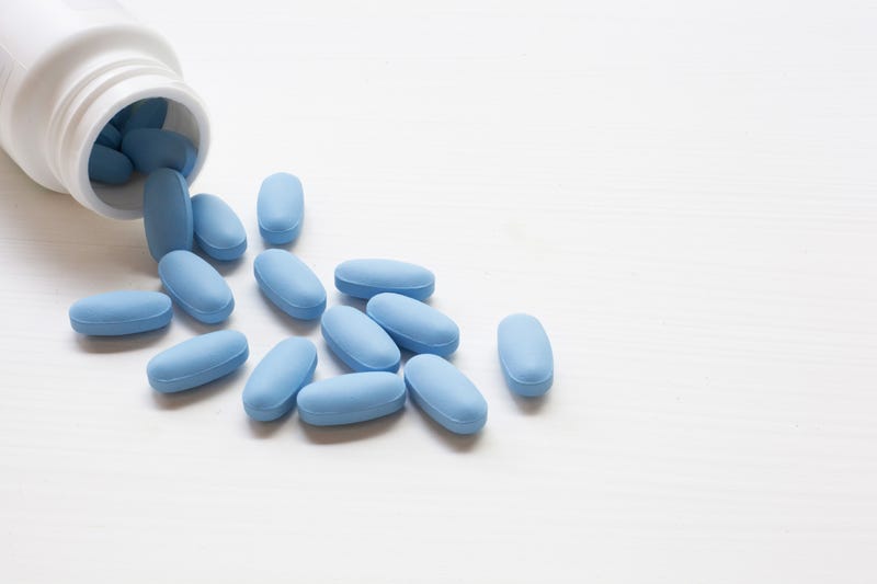 Bottle of PReP medication