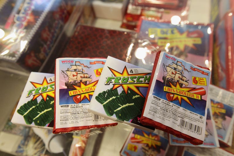  Fireworks stand for sale on display at a shop
