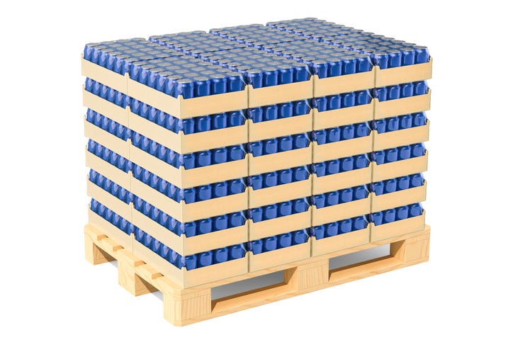 Pallet of beer