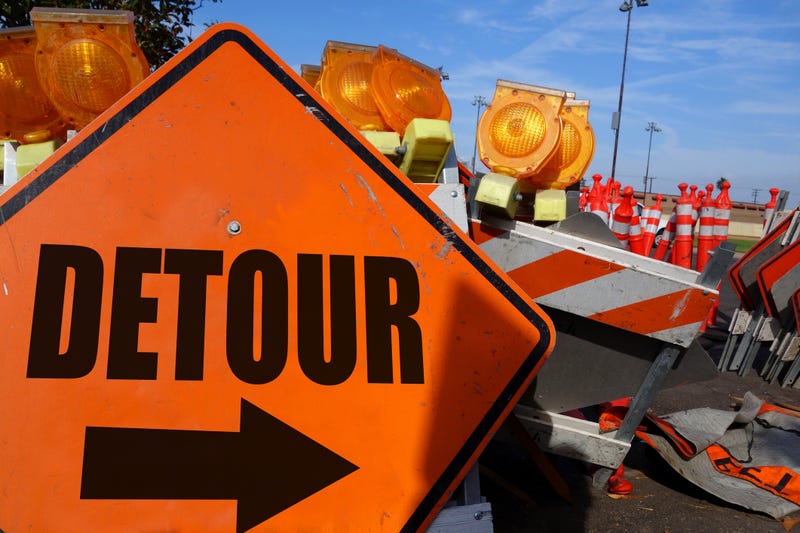 detour sign