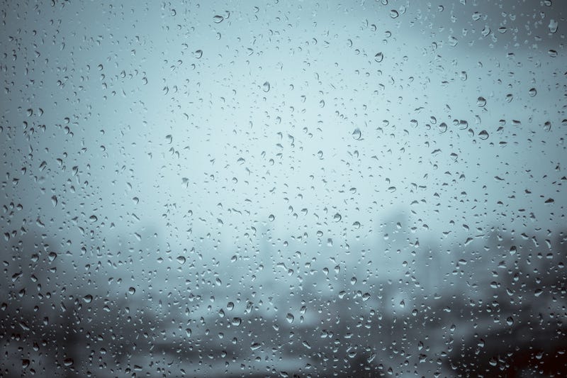 rain on window