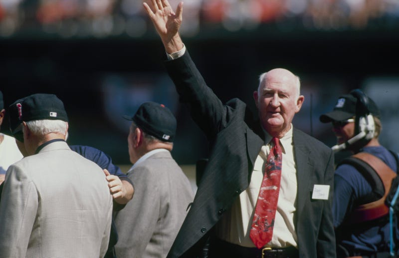 SEPTEMBER 30: Roger Craig waves prior to the start of the last game to be played at 3 Com Park, commonly know at Candlestick Park, between the Los Angeles Dodgers and the San Francisco Giants on September 30, 1999 at 3 Com Park in San Francisco, California.