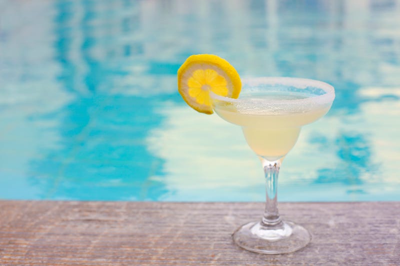 Margarita by the pool.