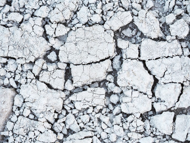 Cement cracks textures. Crumbled concrete background. Destroyed