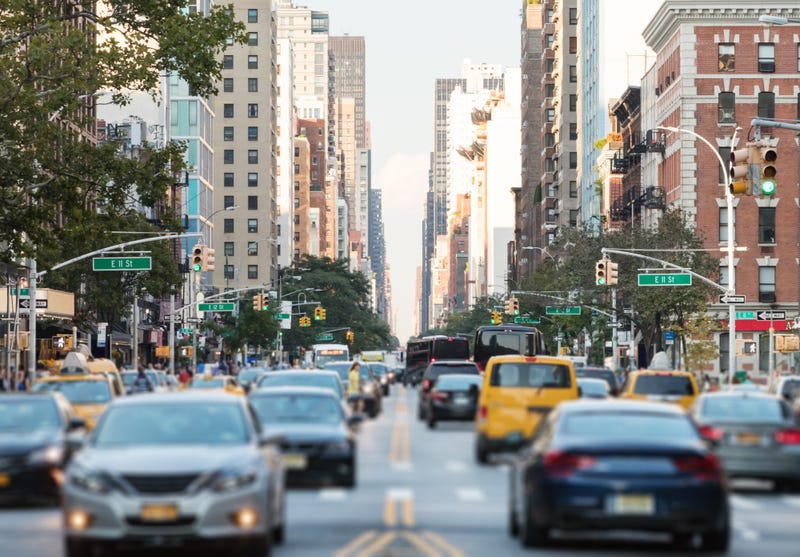 NYC traffic street