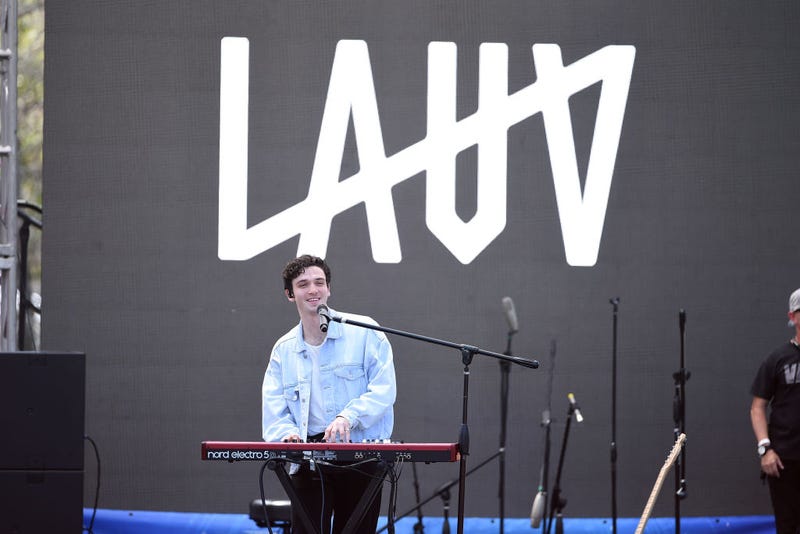  Lauv performs live by AT&T in Los Angeles, California