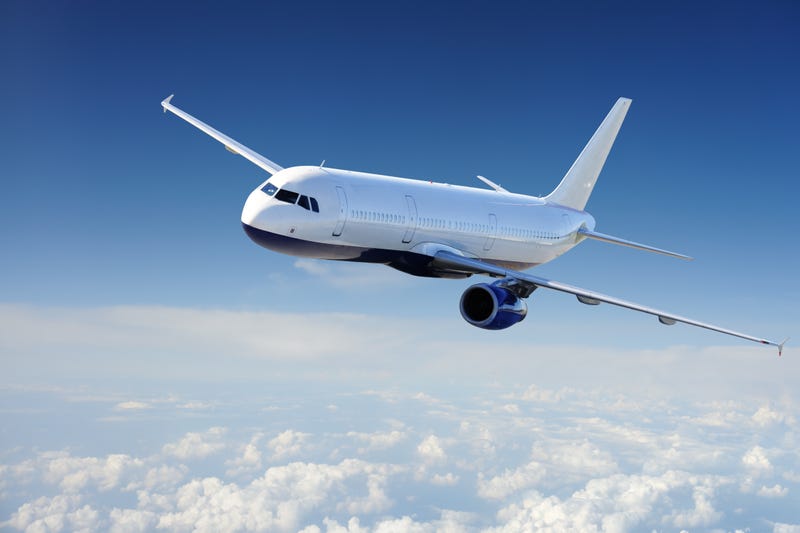 An airplane in flight
