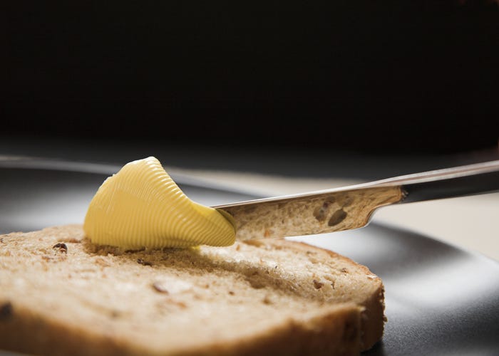 Buttering Bread
