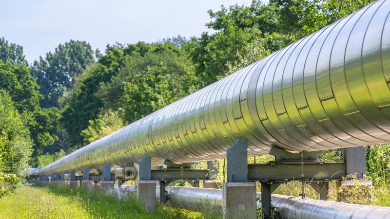 A gas pipeline.