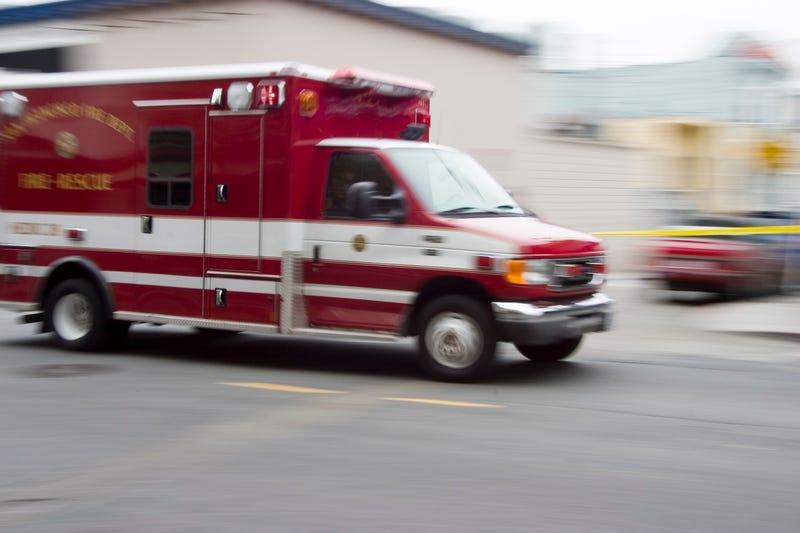 Red ambulance