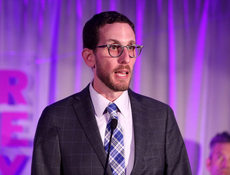 Senator Scott Wiener speaks at the Lambda Legal 2018 West Coast Liberty Awards at the SLS Hotel on June 7, 2018 in Beverly Hills, California.