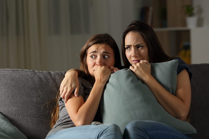 Scared Friends At Night
