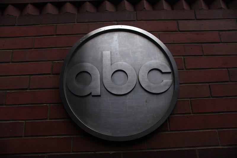 The ABC logo is viewed outside of ABC headquarters February 24, 2010 in New York, New York.