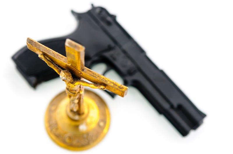 Cross with a gun