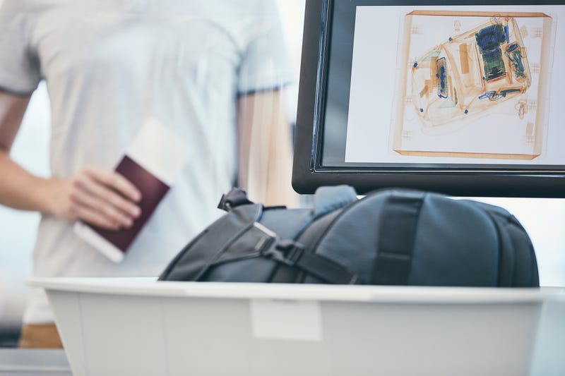 Airport security. 