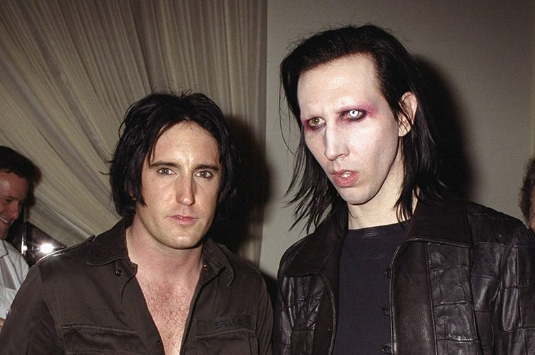 Trent Reznor and Marilyn Manson