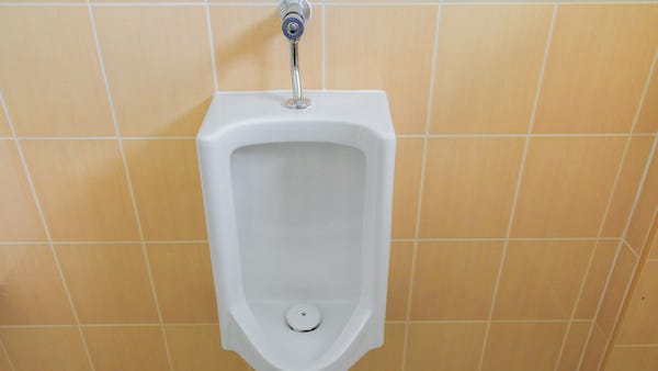 14% of men would want a urinal in their home; 91% of women would not