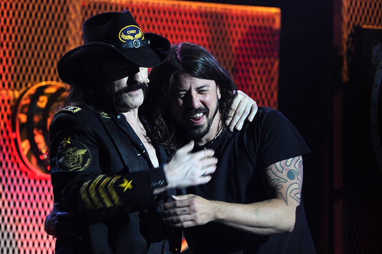 Lemmy Kilmister and Dave Grohl