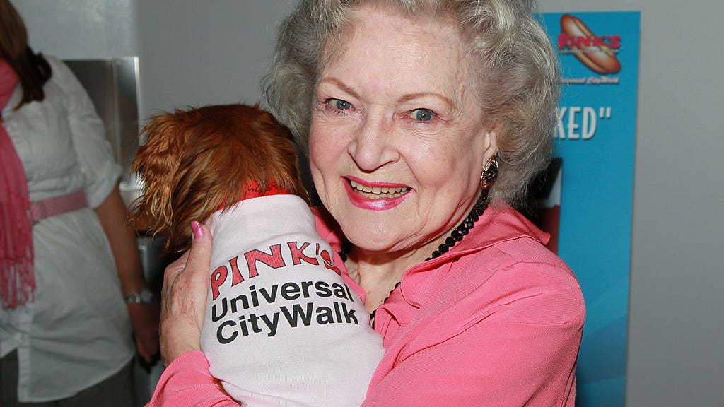 Pink's honoring Betty White with hot dog sales going to L.A. Zoo