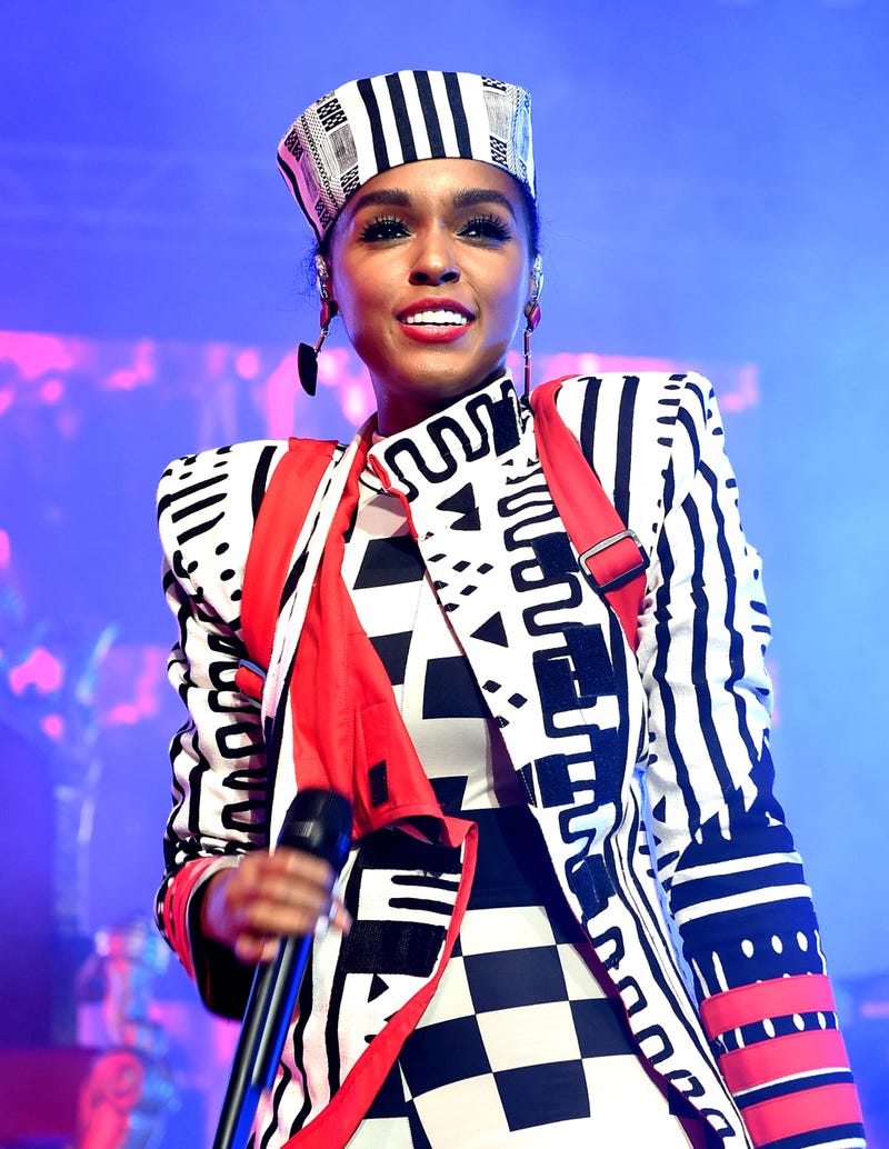 Janelle Monae performs at the Greek Theatre on June 28, 2018 in Los Angeles, California. 