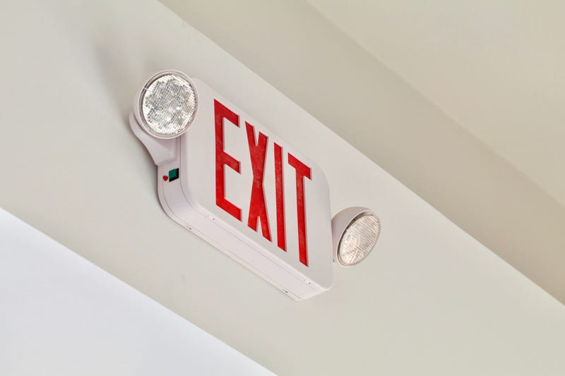 Emergency exit sign