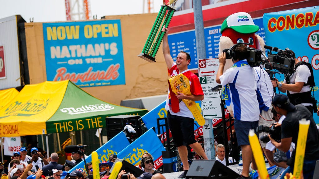 Competitors weigh in ahead of 2021 Nathan's Hot Dog Eating Contest