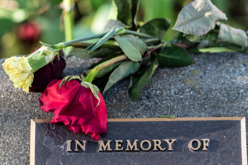 Rose on memorial