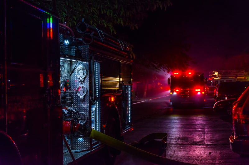 Crash causes massive natural gas fire in far south Mansfield