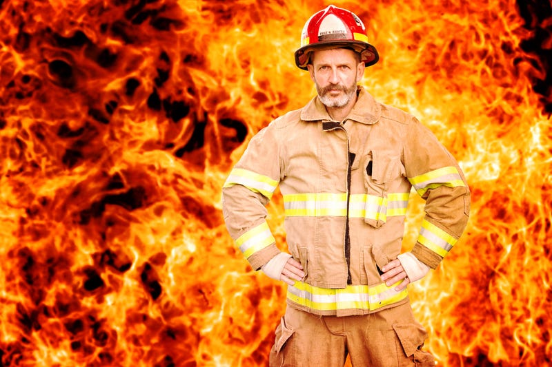 Hot Item? Firefighters selling some "scantily-clad" calendars to raise money at State Fair.