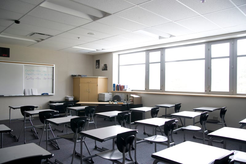 empty classroom