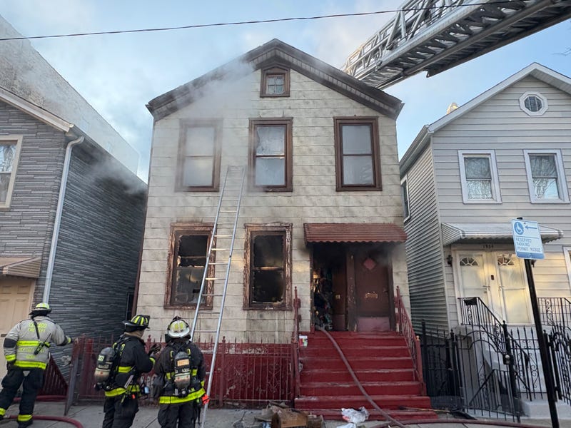 smoke coming out of Southwest Side house