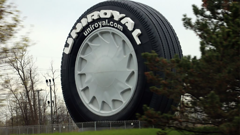 If the Uniroyal Giant Tire never broke loose and rolled down I-94, why do so many Metro Detroiters remember it?