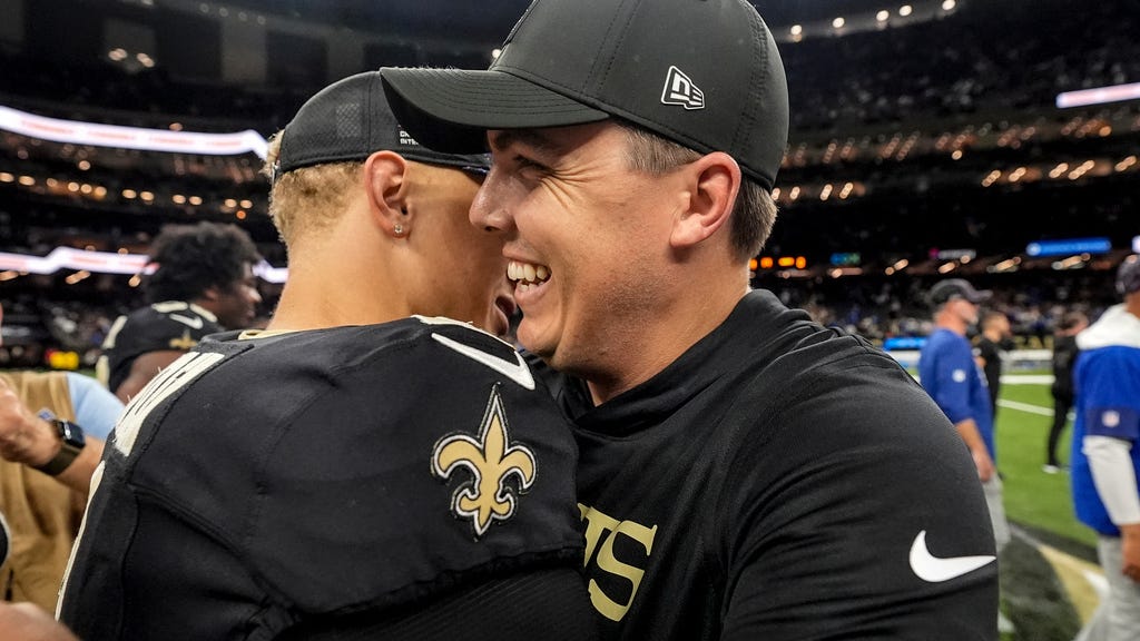 Kellen Moore, Spencer Rattler relish first wins as Saints down Giants
