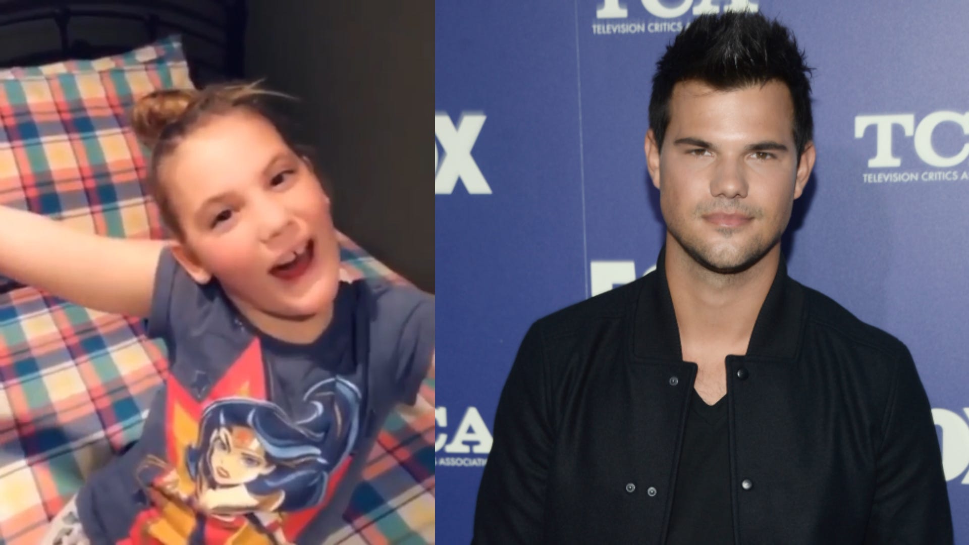 Taylor Lautner Helps Girl Scout with Cerebral Palsy Reach Cookie Goal