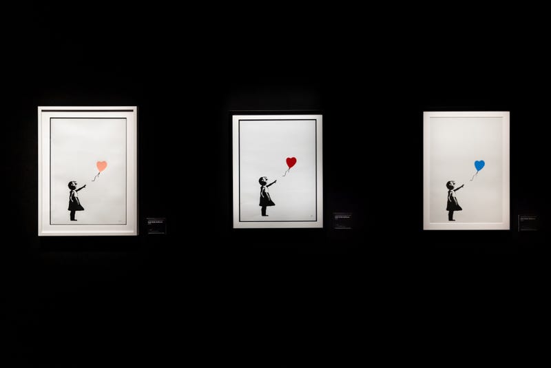 “Girl with Balloon" at The Art of Banksy Chicago