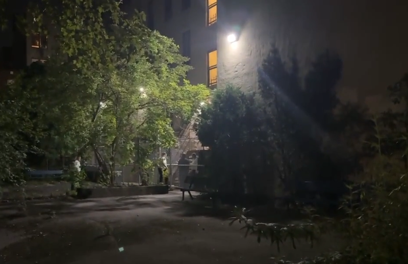 Police investigate after a 10-year-old girl fell to her death in the Bronx on Thursday.
