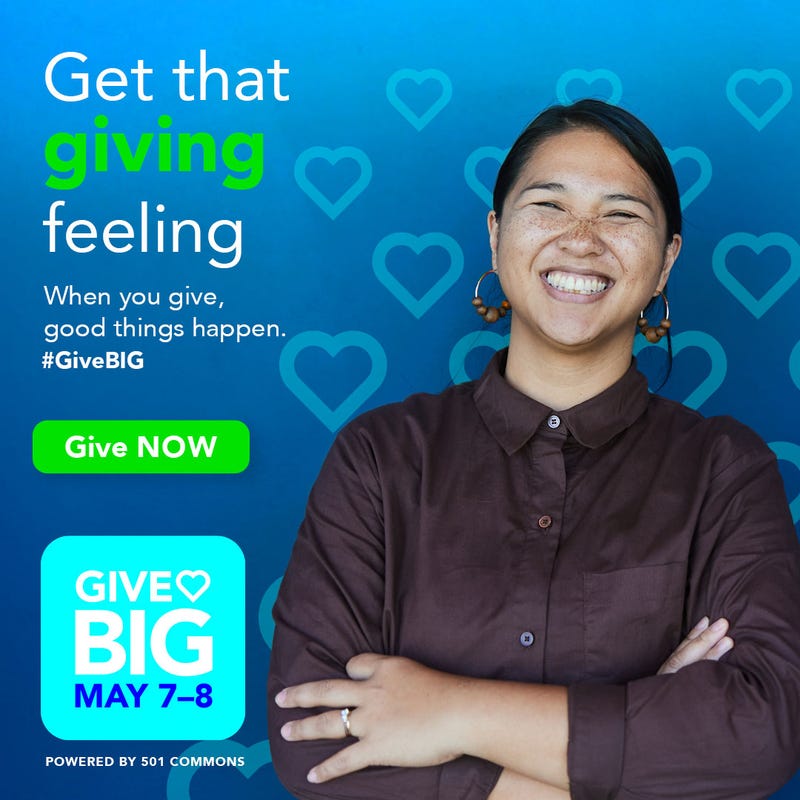 GiveBig 2024 is on May 7th to 8th