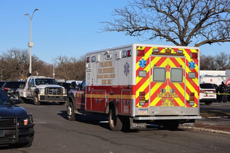 A Philadelphia Fire Department ambulance. 