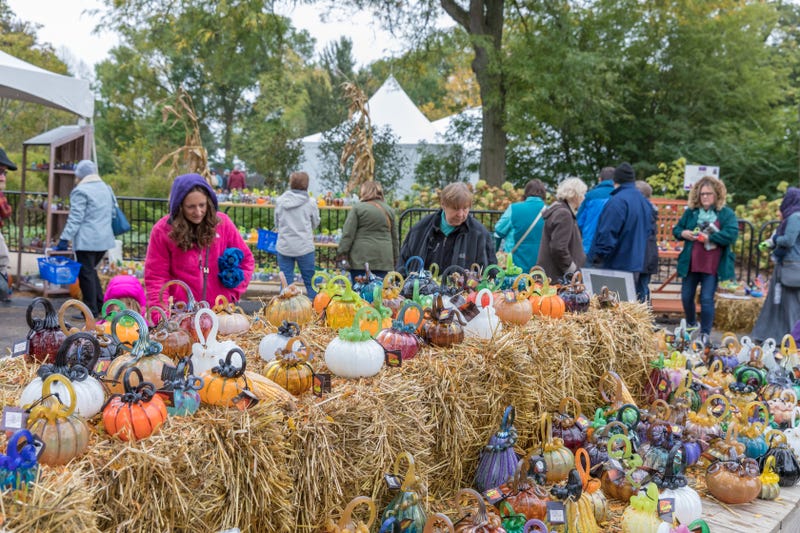 Morton Arboretum Glass Pumpkin Patch