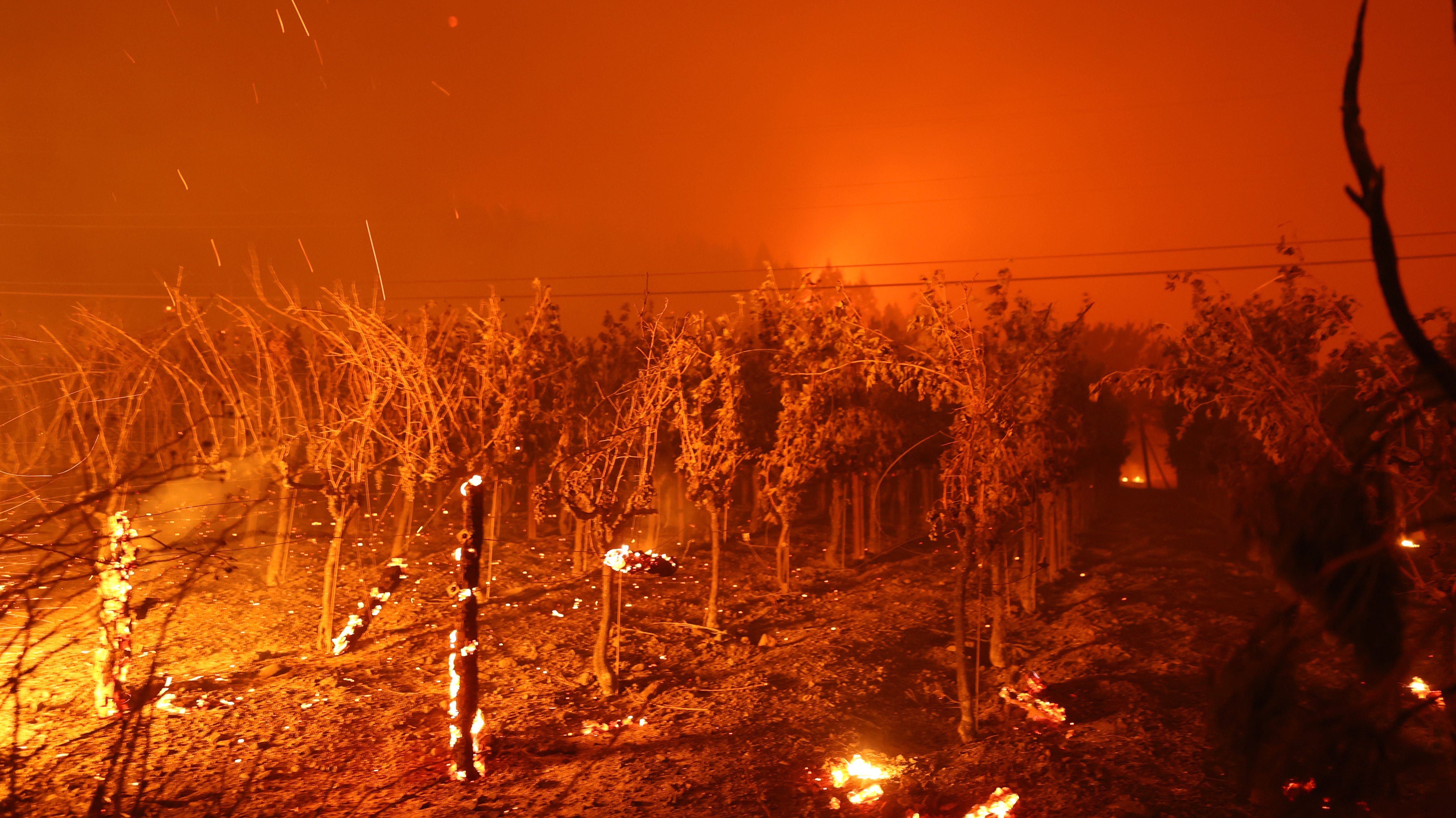 WATCH: Eerie timelapse shows quick spread of California fire