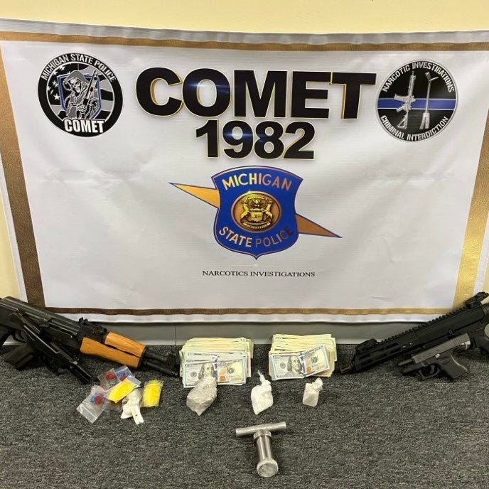 Drugs from drug bust