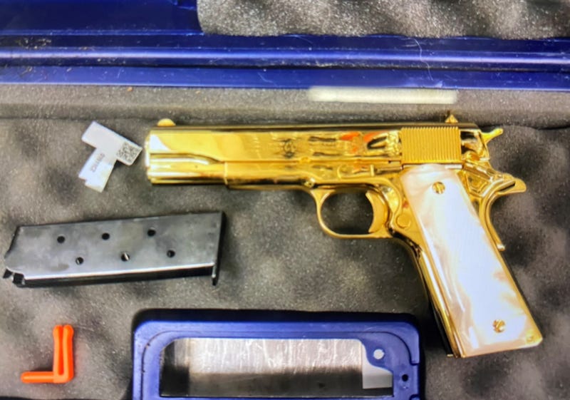 The gun seized by Australian authorities. 