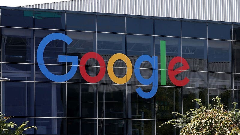 The new Google logo is displayed at the Google headquarters on September 2, 2015 in Mountain View, California. 