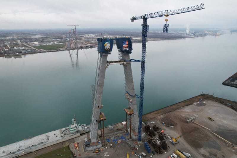 Final tower construction to began at Gordie Howe International Bridge