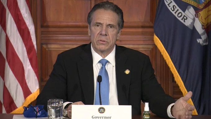 Bill to rescind Cuomo's emergency powers also gives him ability to retain powers beyond April 30