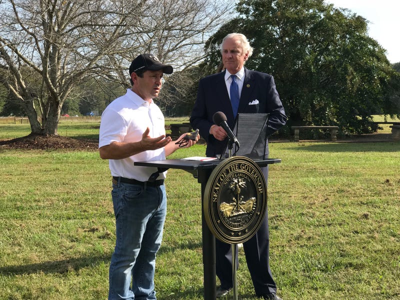Governor McMaster and True Timber CEO Rusty Sellars Speaking