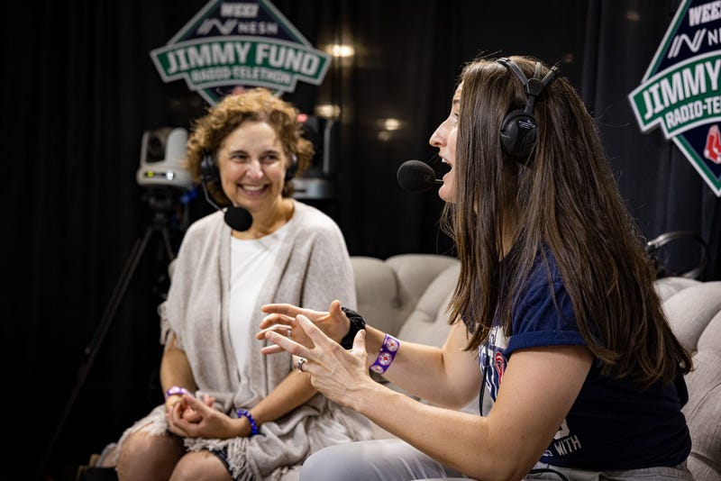 Grace Conley, sarcoma, with Dr. Suzanne George, director of clinical research at Dana-Farber's Sarcoma Center