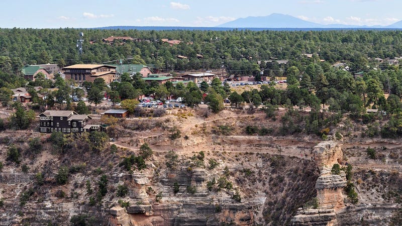 Grand Canyon Village inside Grand Canyon National Park
